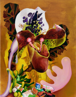 Lady's Slipper, 2023 240 x 190 cm acrylics on canvas images: Bernhard Strauß 